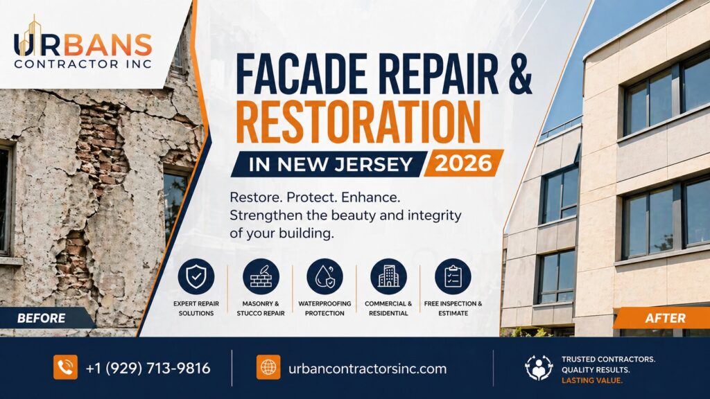 Complete Guide to Facade Repair & Restoration in New Jersey