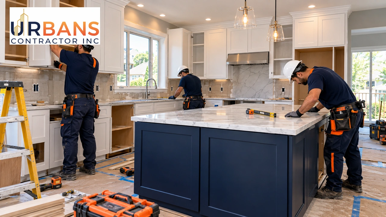 Kitchen remodeling in Paramus NJ — new cabinetry installation in a Bergen County home